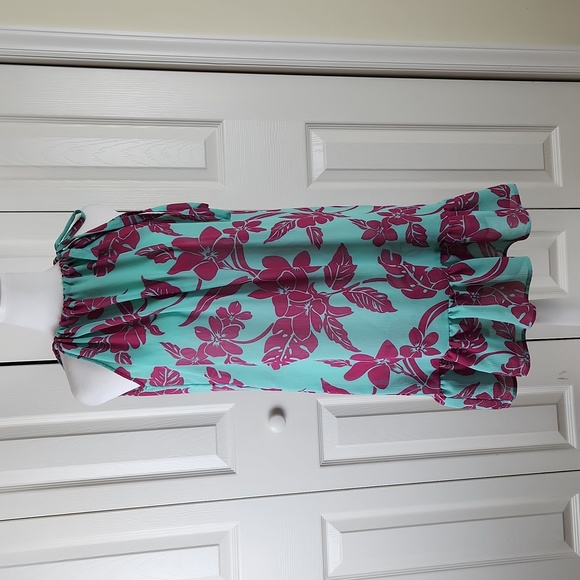 Tommy Bahama Other - Tommy Bahama TROPICAL sheer beach cover up dress, size M